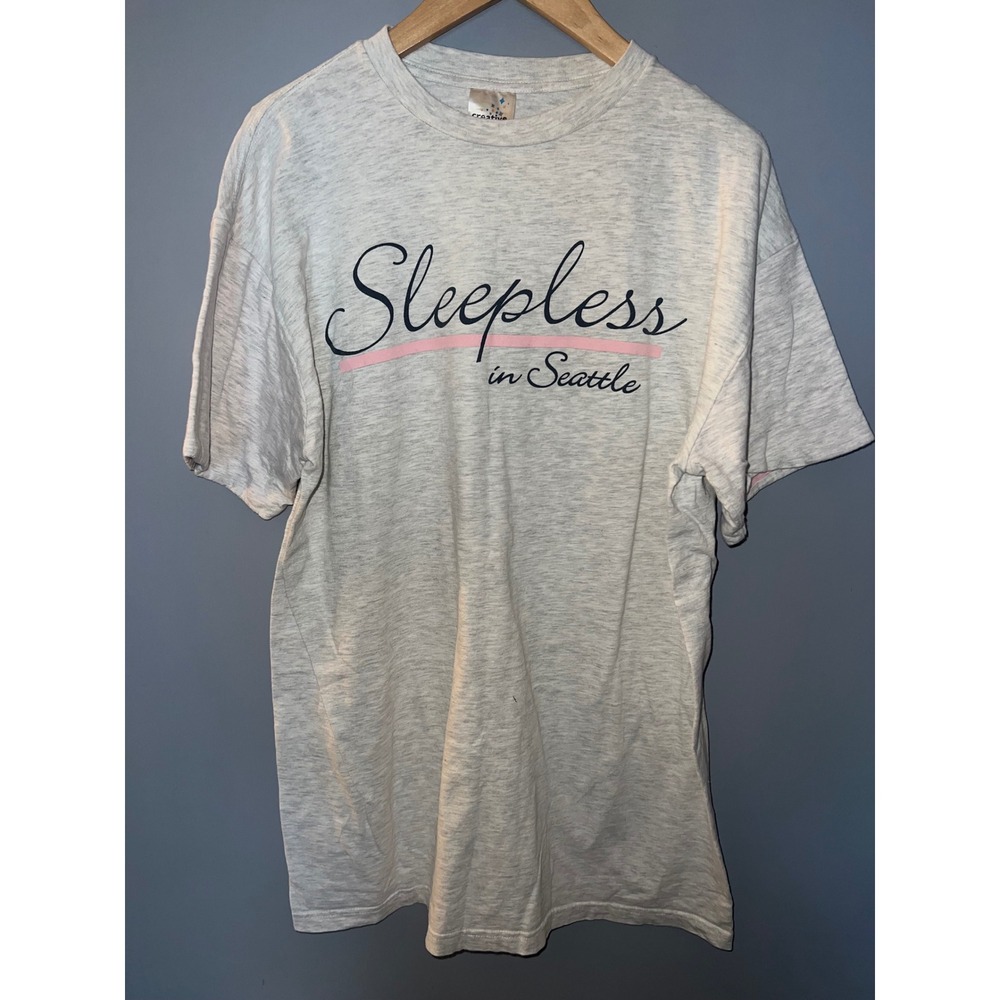 Creative Apparel Concepts Sleepless in Seattle Sleep Shirt Grey One Size OS‎